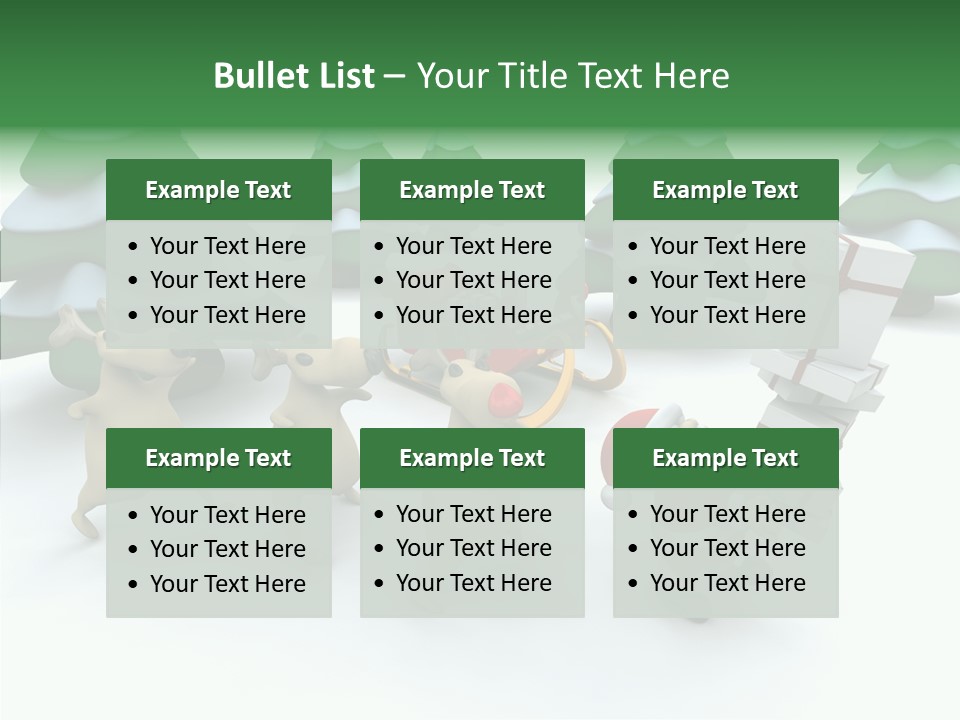 Gift Snow Presents PowerPoint Template