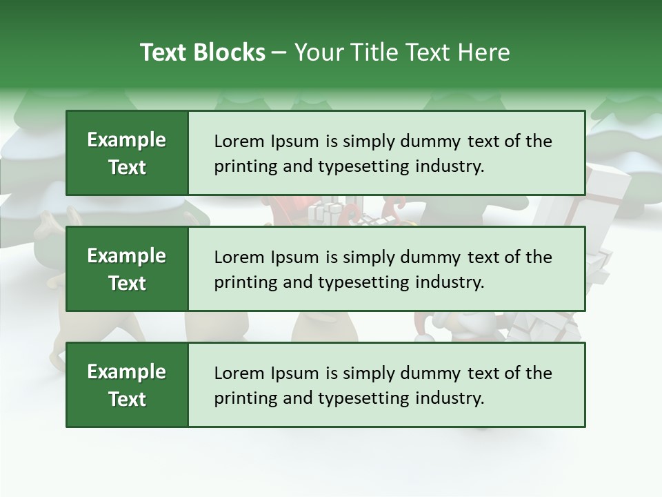 Gift Snow Presents PowerPoint Template
