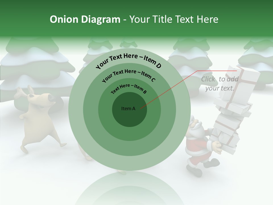 Gift Snow Presents PowerPoint Template