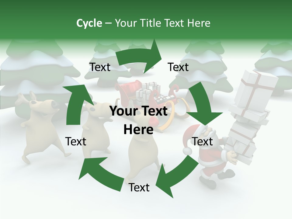 Gift Snow Presents PowerPoint Template