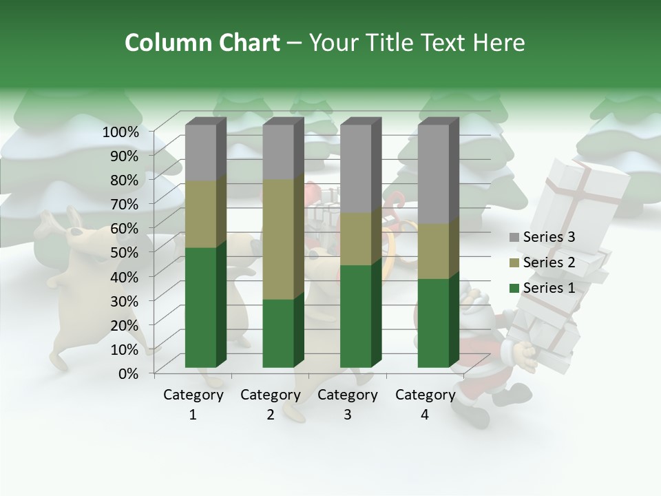 Gift Snow Presents PowerPoint Template