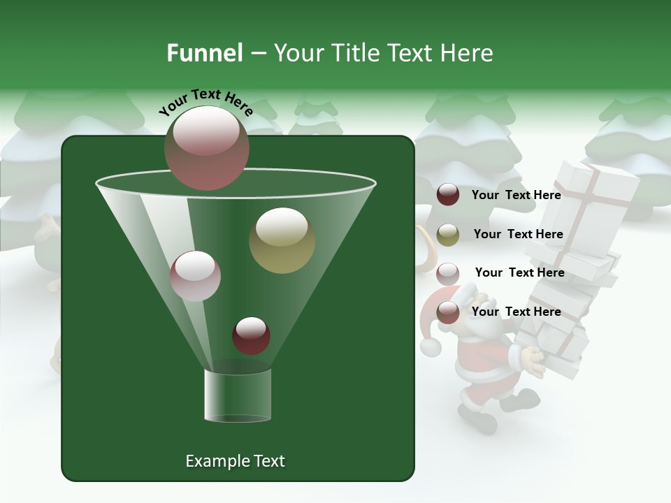 Gift Snow Presents PowerPoint Template