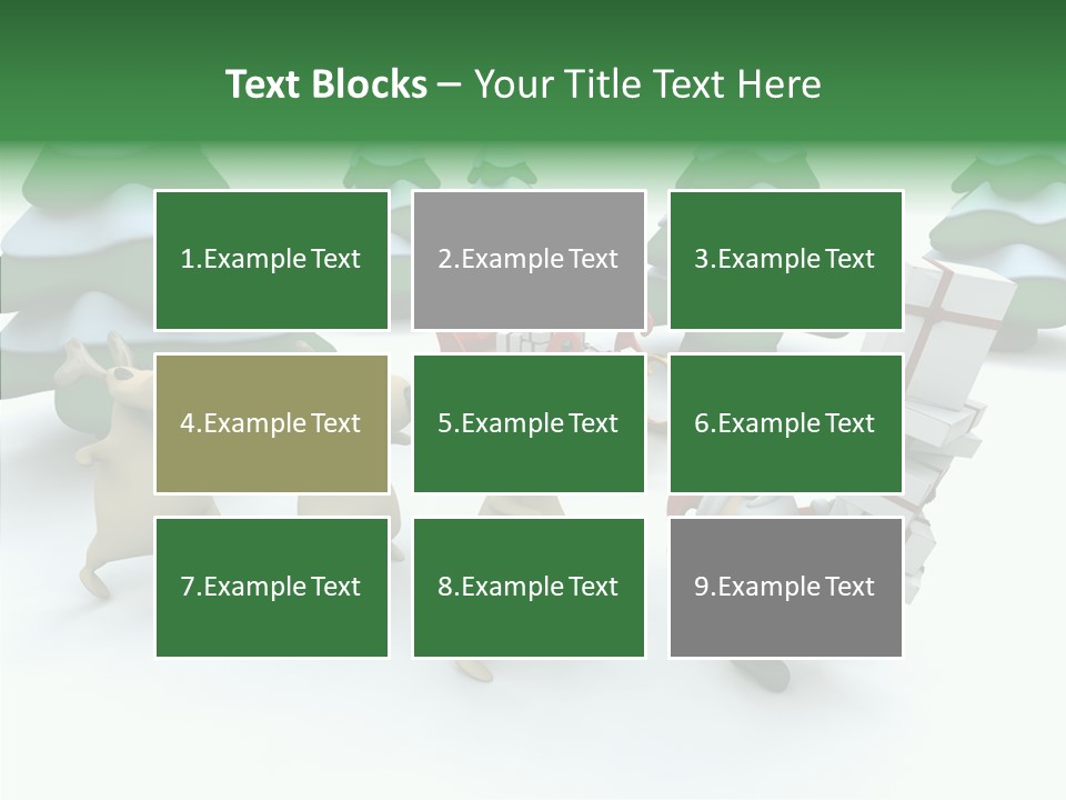 Gift Snow Presents PowerPoint Template