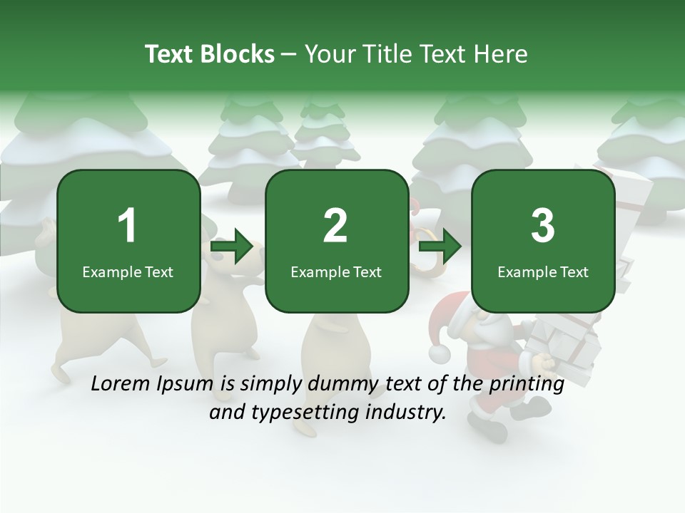 Gift Snow Presents PowerPoint Template