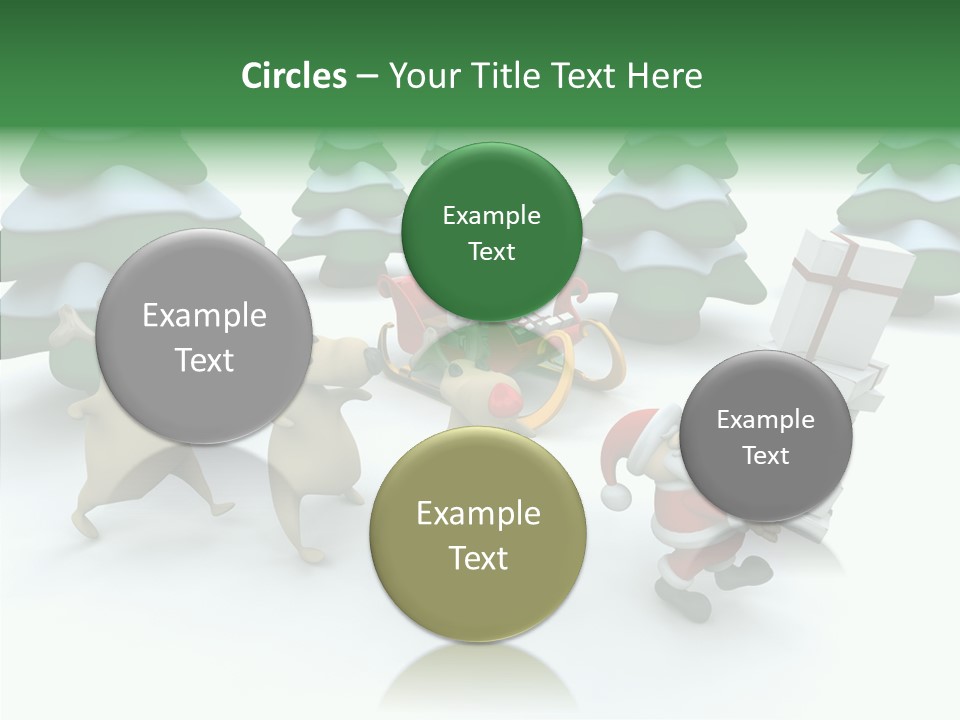 Gift Snow Presents PowerPoint Template