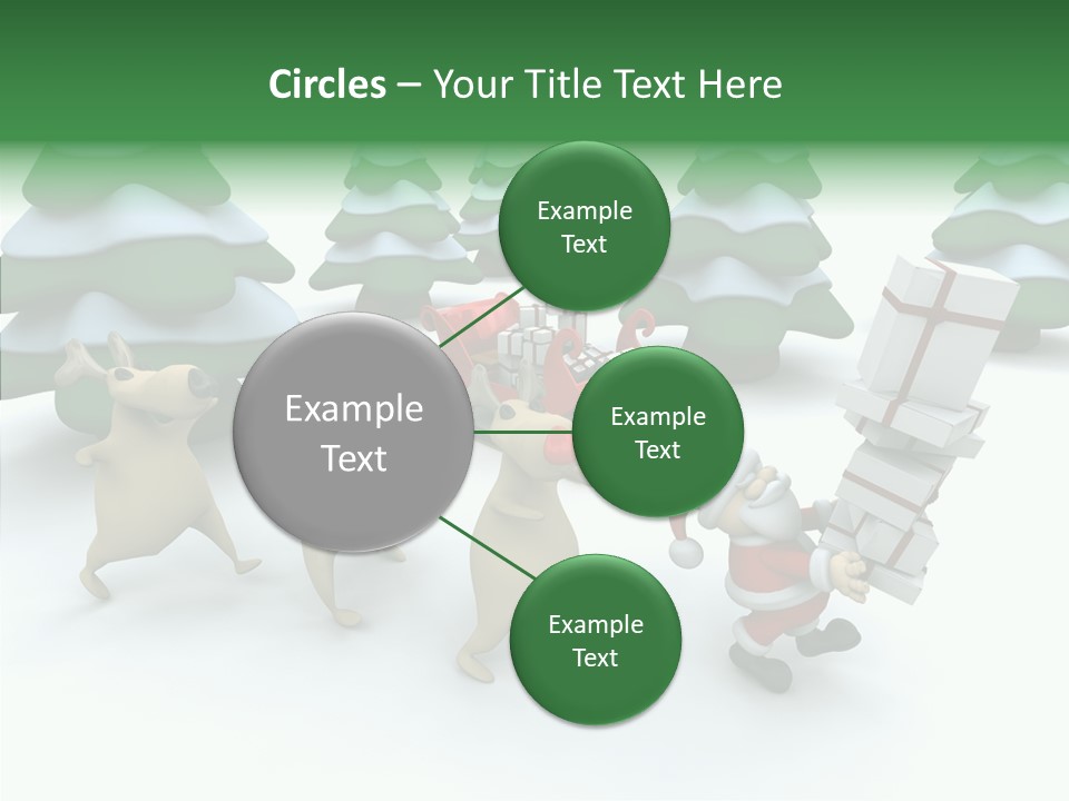 Gift Snow Presents PowerPoint Template