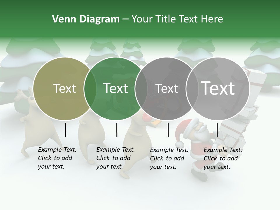 Gift Snow Presents PowerPoint Template