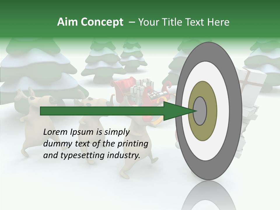 Gift Snow Presents PowerPoint Template