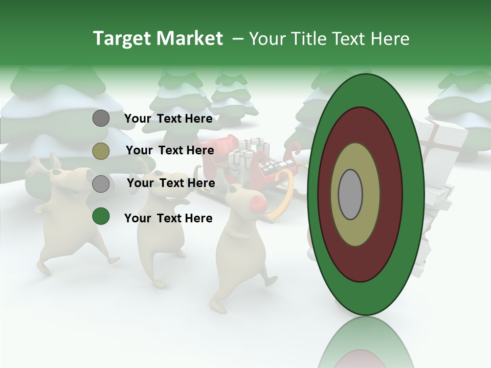 Gift Snow Presents PowerPoint Template