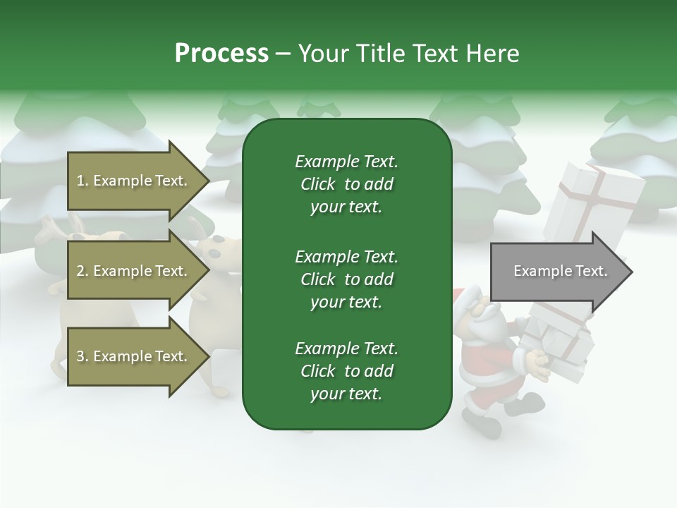 Gift Snow Presents PowerPoint Template