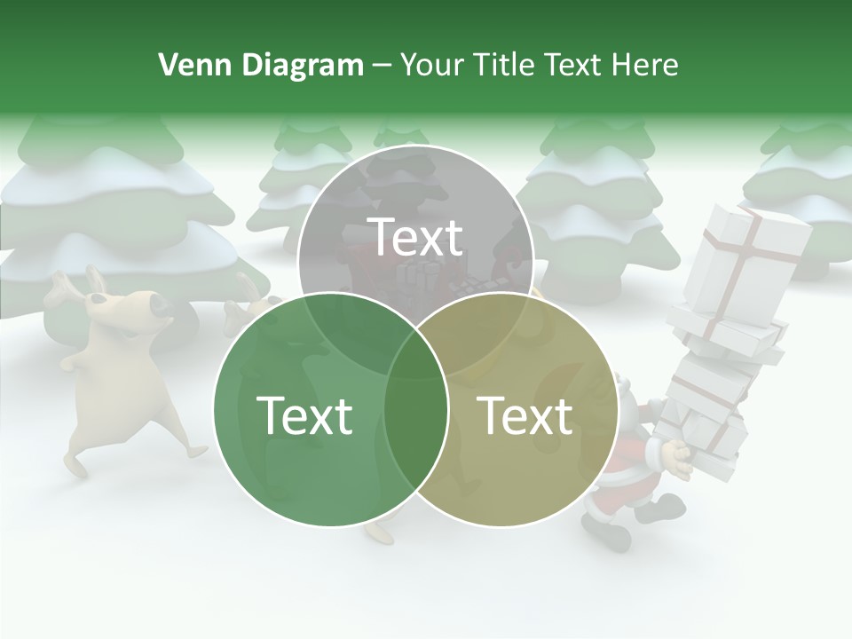 Gift Snow Presents PowerPoint Template