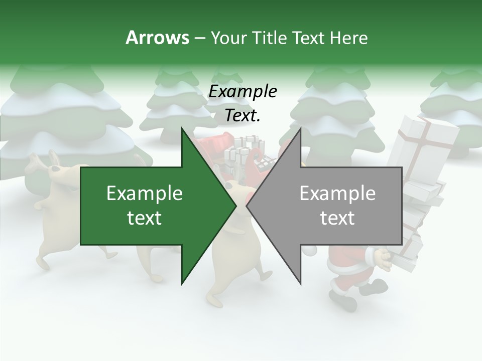 Gift Snow Presents PowerPoint Template