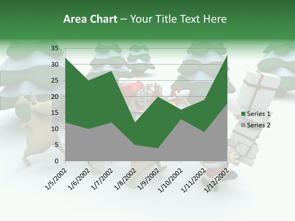 Gift Snow Presents PowerPoint Template