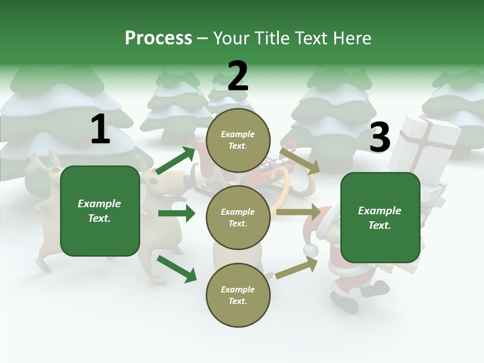 Gift Snow Presents PowerPoint Template