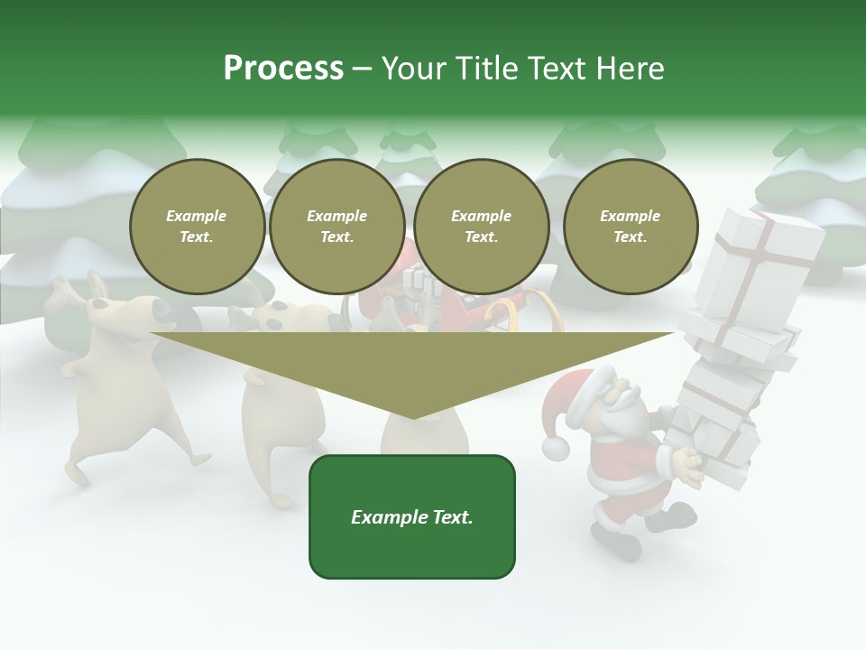 Gift Snow Presents PowerPoint Template
