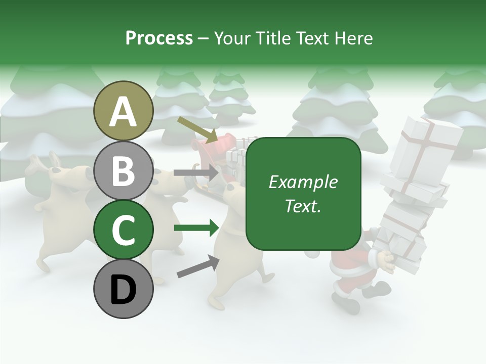 Gift Snow Presents PowerPoint Template