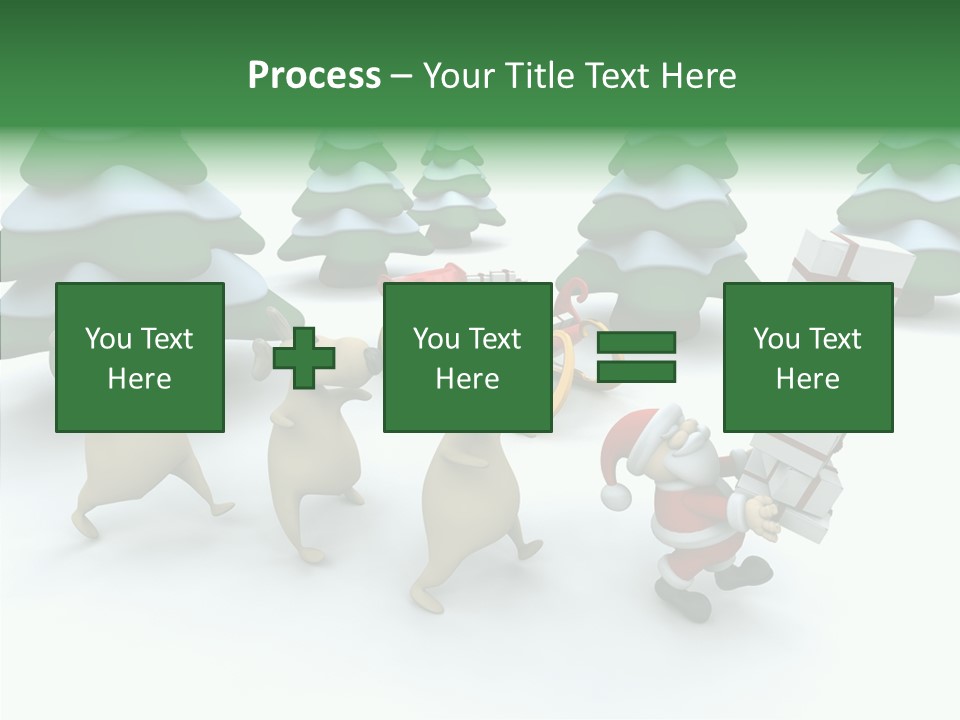 Gift Snow Presents PowerPoint Template