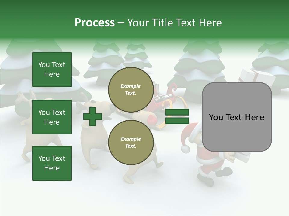 Gift Snow Presents PowerPoint Template