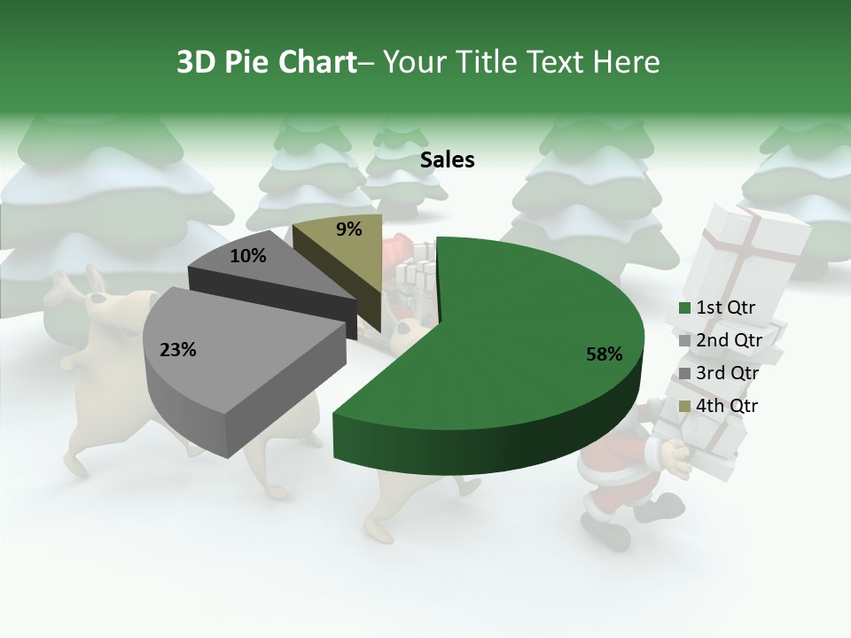 Gift Snow Presents PowerPoint Template