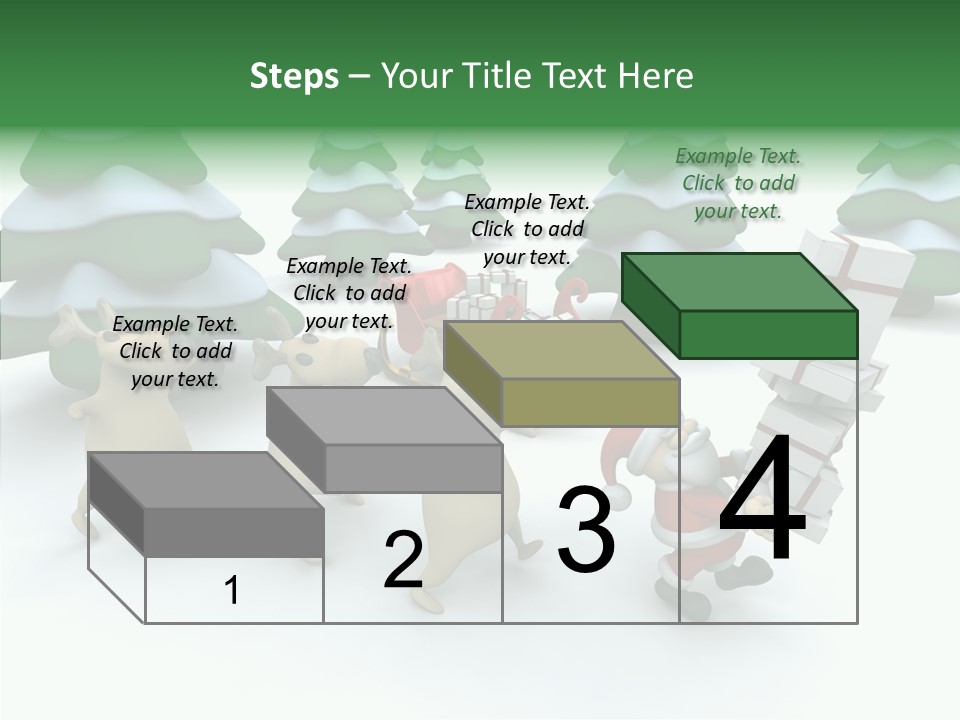 Gift Snow Presents PowerPoint Template