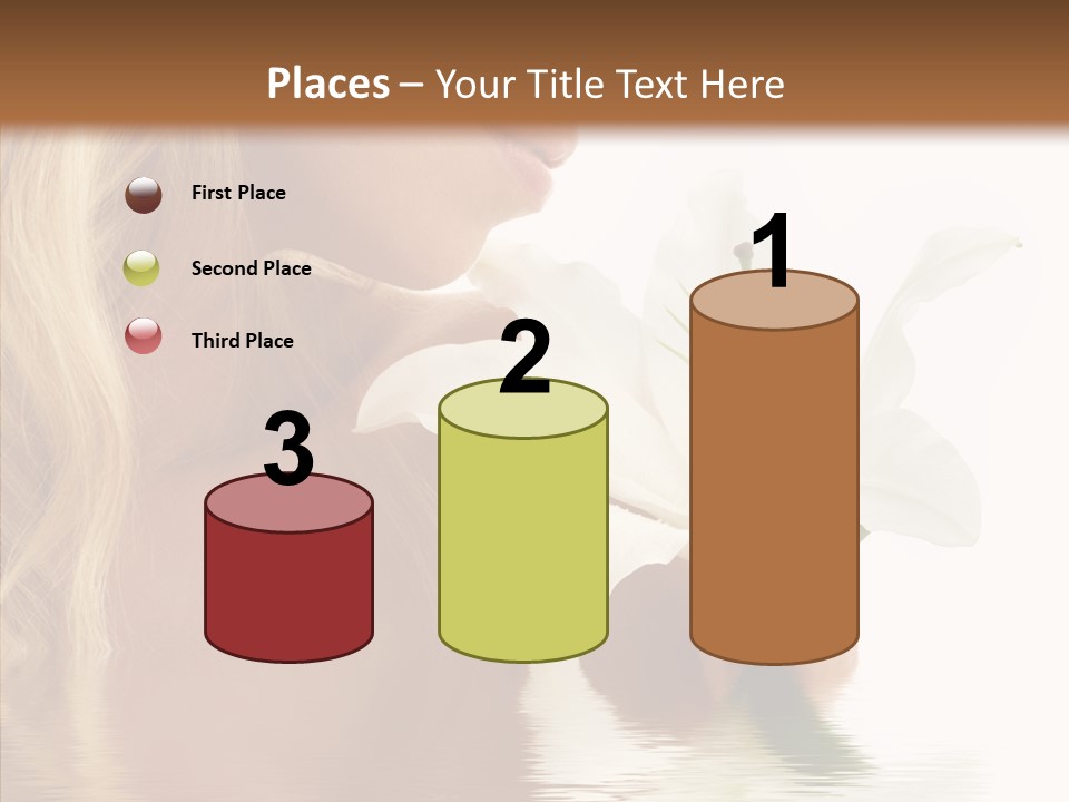 Bare Woman Looking PowerPoint Template