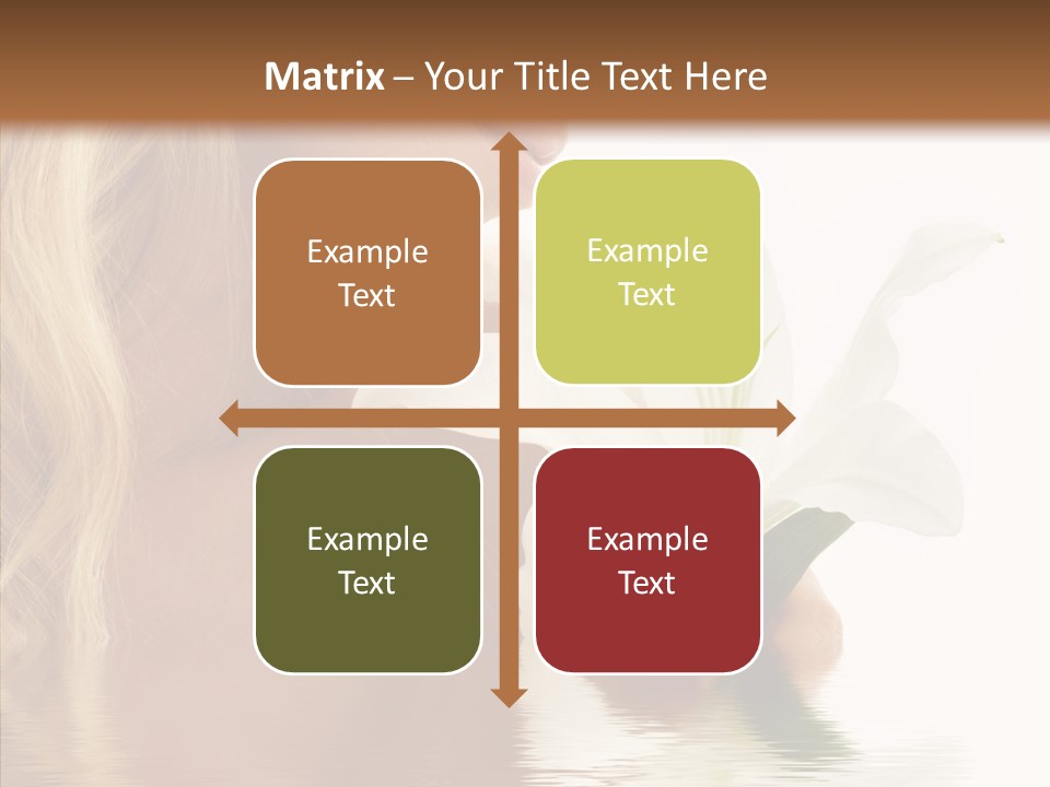 Bare Woman Looking PowerPoint Template