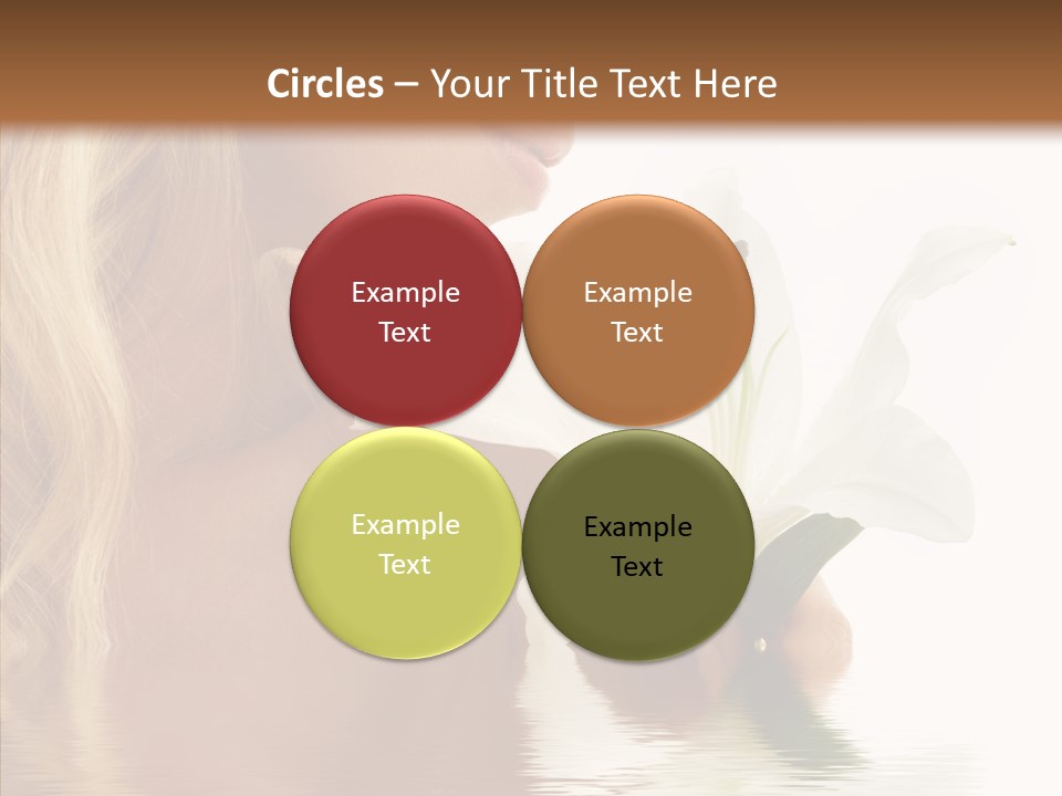 Bare Woman Looking PowerPoint Template