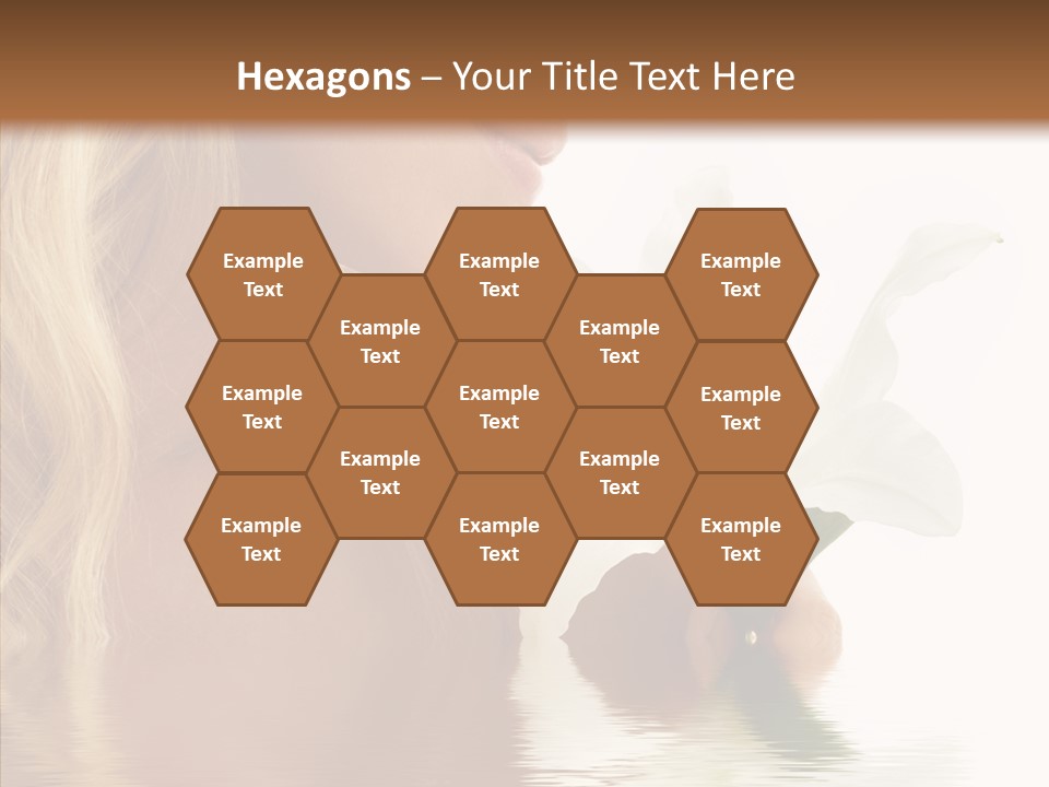 Bare Woman Looking PowerPoint Template