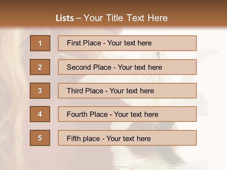 Bare Woman Looking PowerPoint Template
