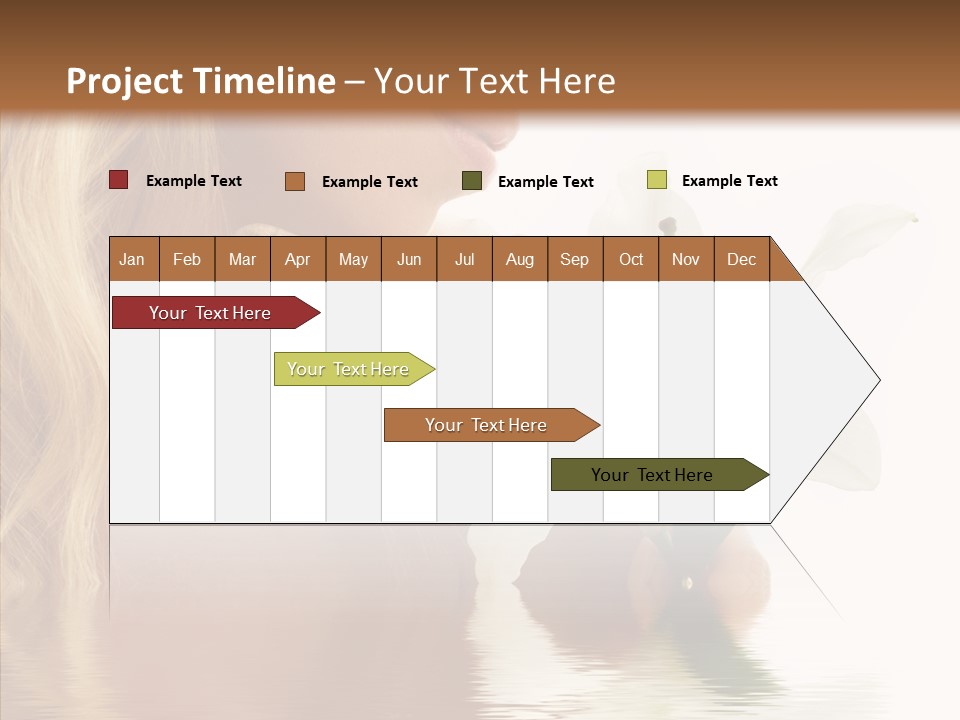 Bare Woman Looking PowerPoint Template