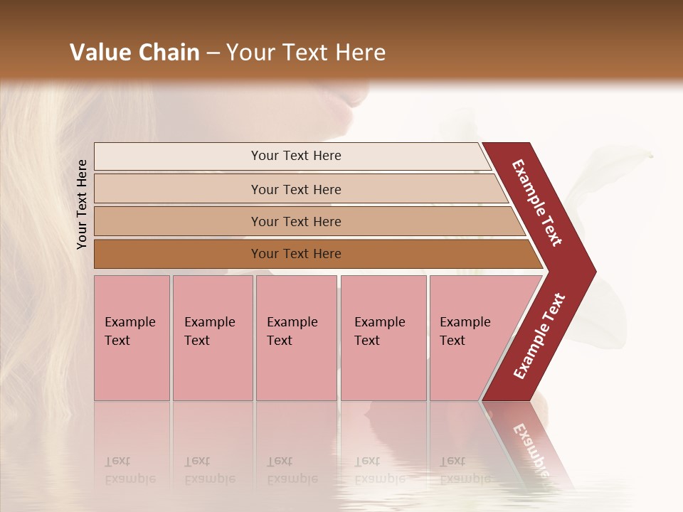 Bare Woman Looking PowerPoint Template