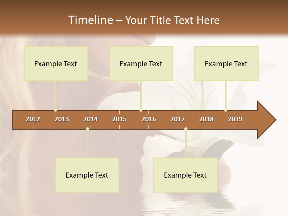 Bare Woman Looking PowerPoint Template