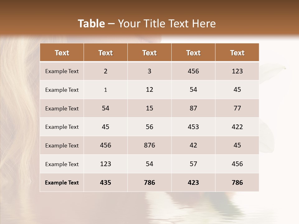 Bare Woman Looking PowerPoint Template