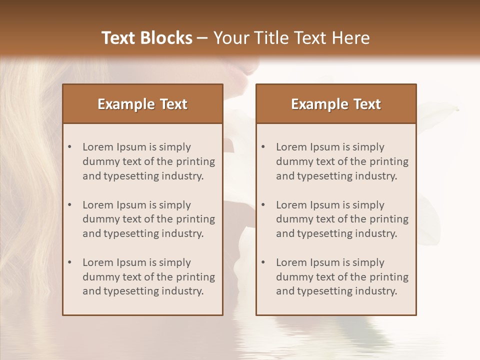 Bare Woman Looking PowerPoint Template
