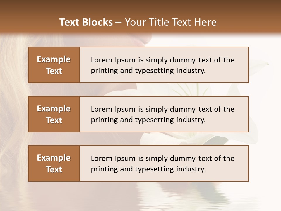 Bare Woman Looking PowerPoint Template