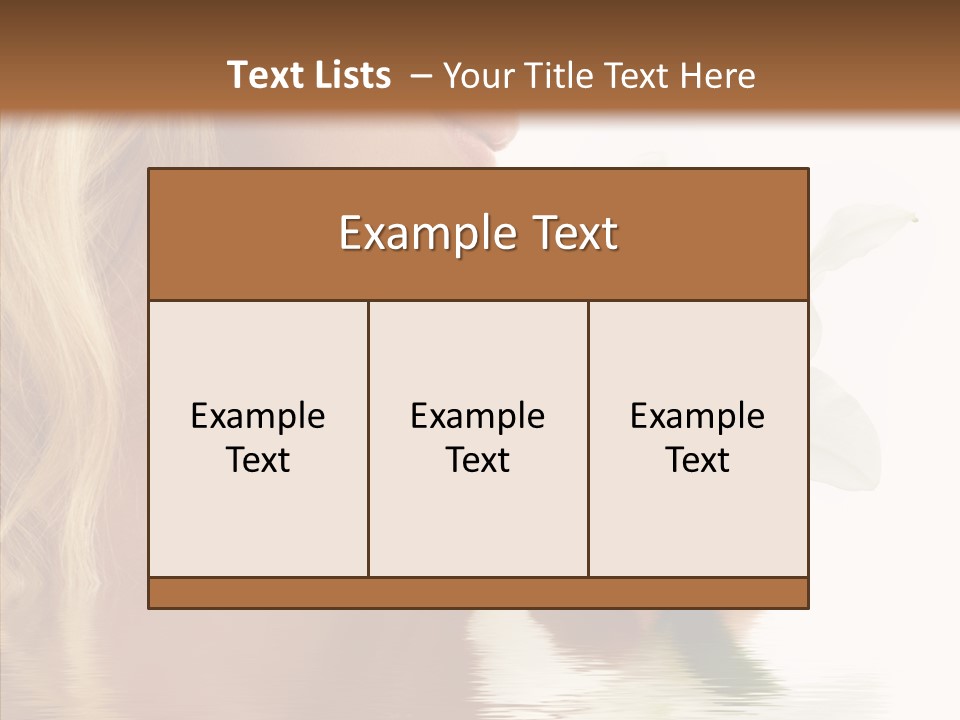 Bare Woman Looking PowerPoint Template