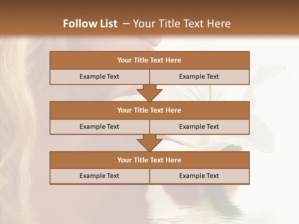 Bare Woman Looking PowerPoint Template