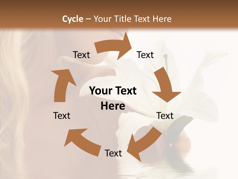 Bare Woman Looking PowerPoint Template