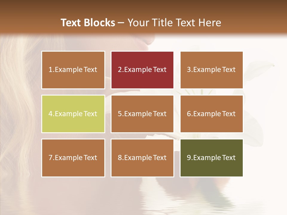 Bare Woman Looking PowerPoint Template