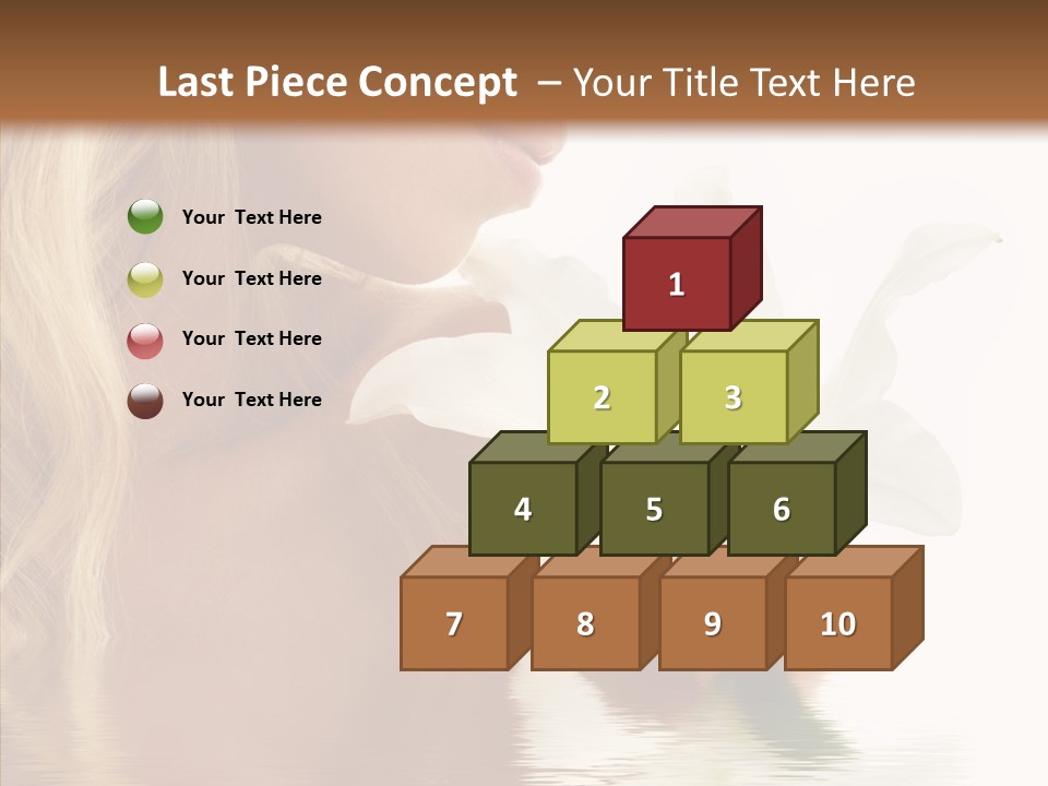 Bare Woman Looking PowerPoint Template