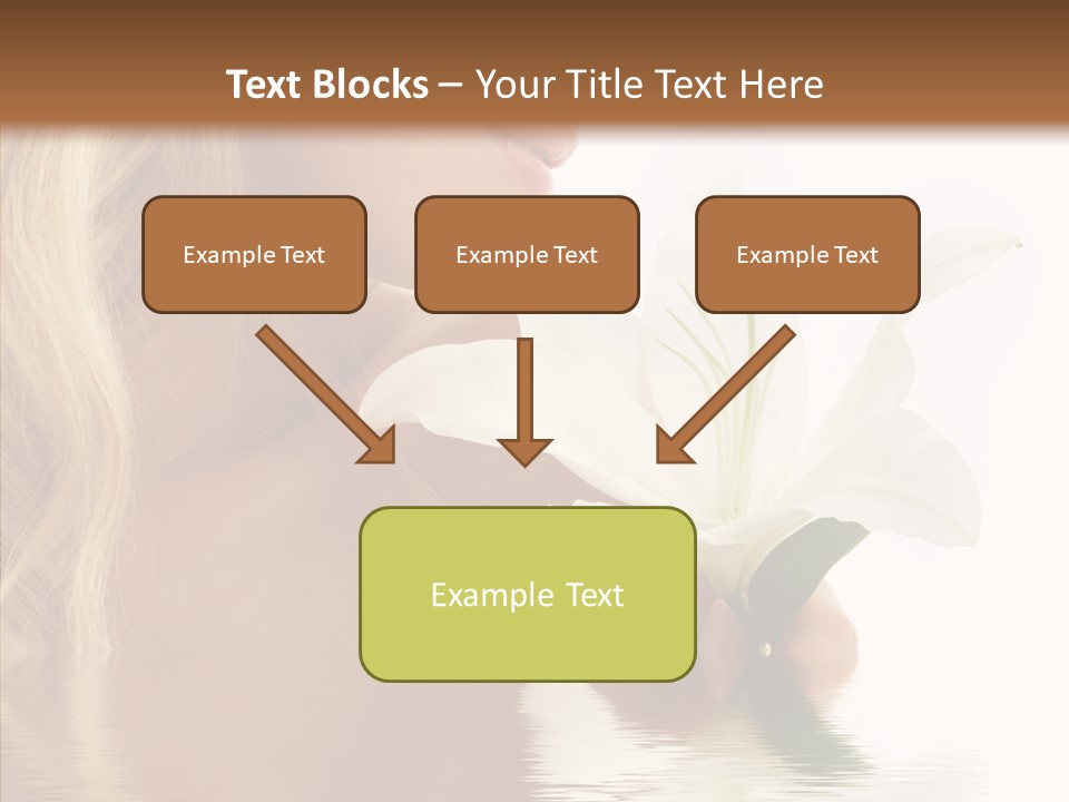 Bare Woman Looking PowerPoint Template