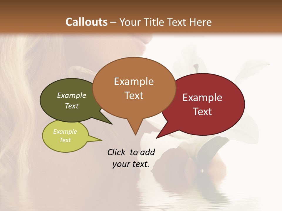 Bare Woman Looking PowerPoint Template