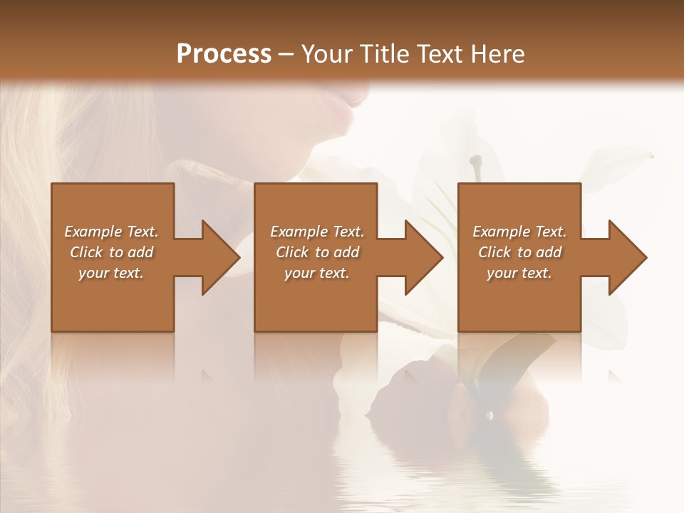 Bare Woman Looking PowerPoint Template