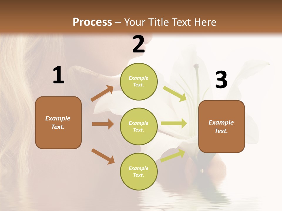 Bare Woman Looking PowerPoint Template