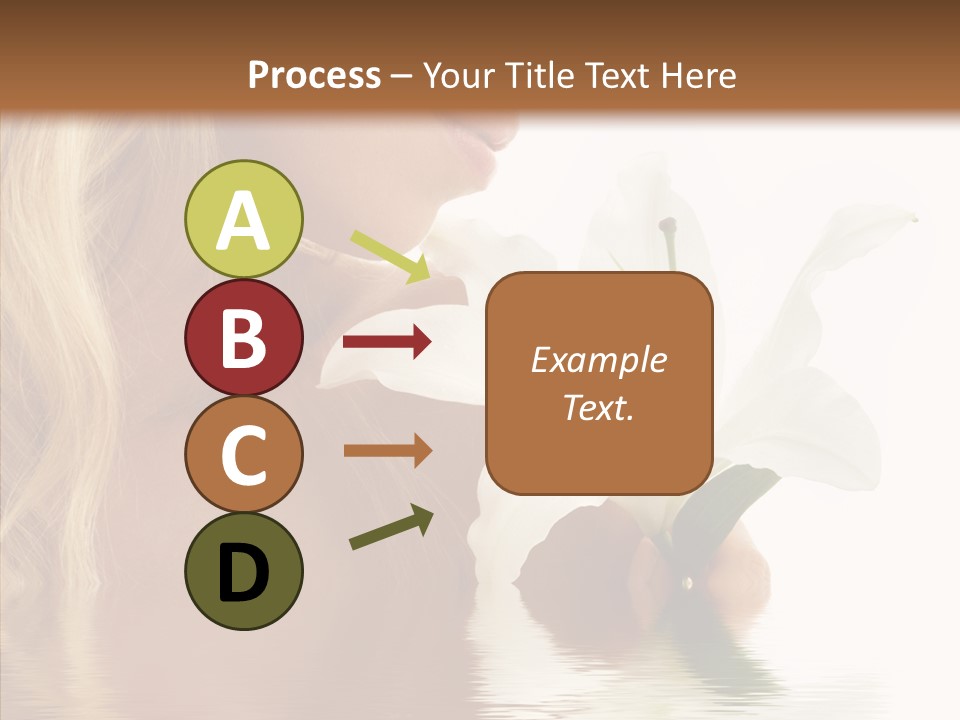 Bare Woman Looking PowerPoint Template