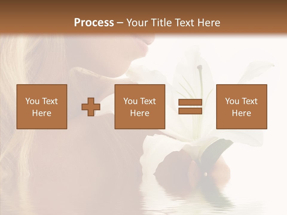 Bare Woman Looking PowerPoint Template