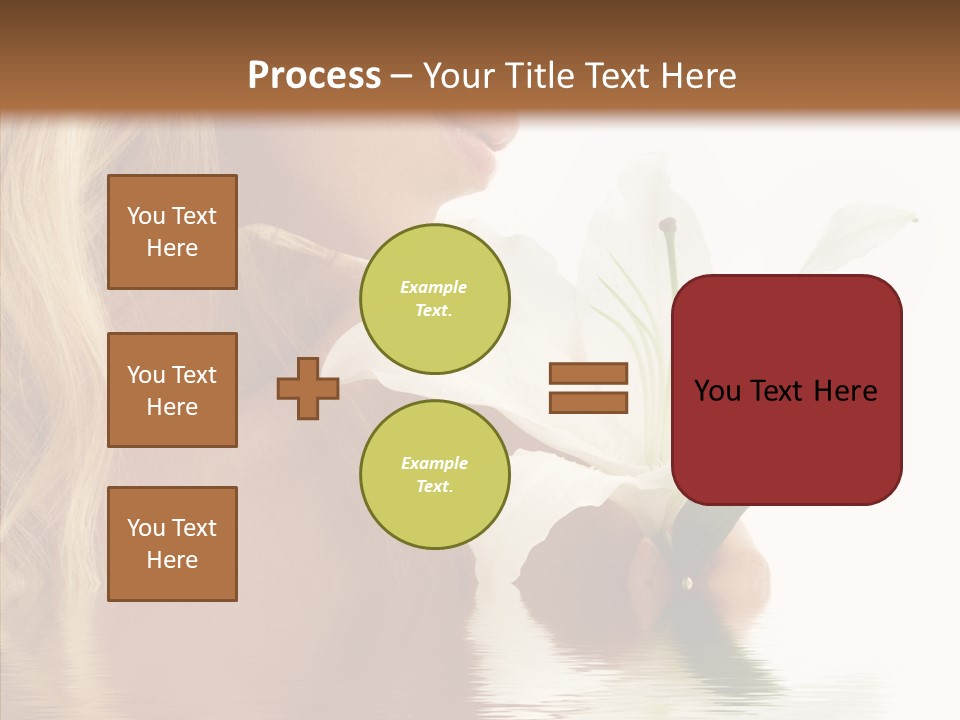 Bare Woman Looking PowerPoint Template