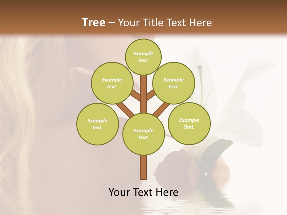 Bare Woman Looking PowerPoint Template