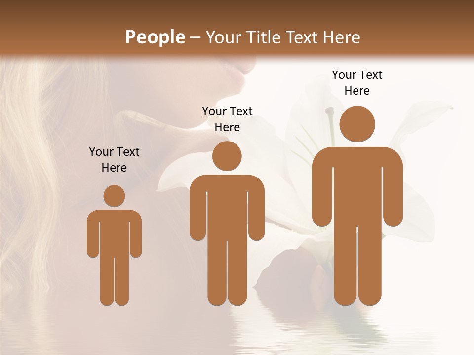 Bare Woman Looking PowerPoint Template