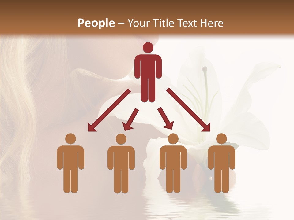 Bare Woman Looking PowerPoint Template